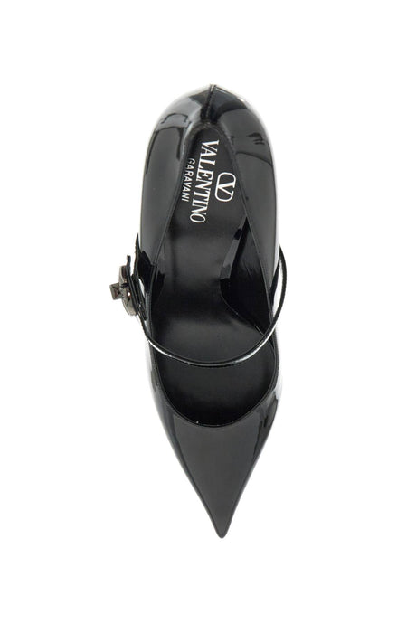 VALENTINO GARAVANI Chic Patent Leather Mary Jane Pumps