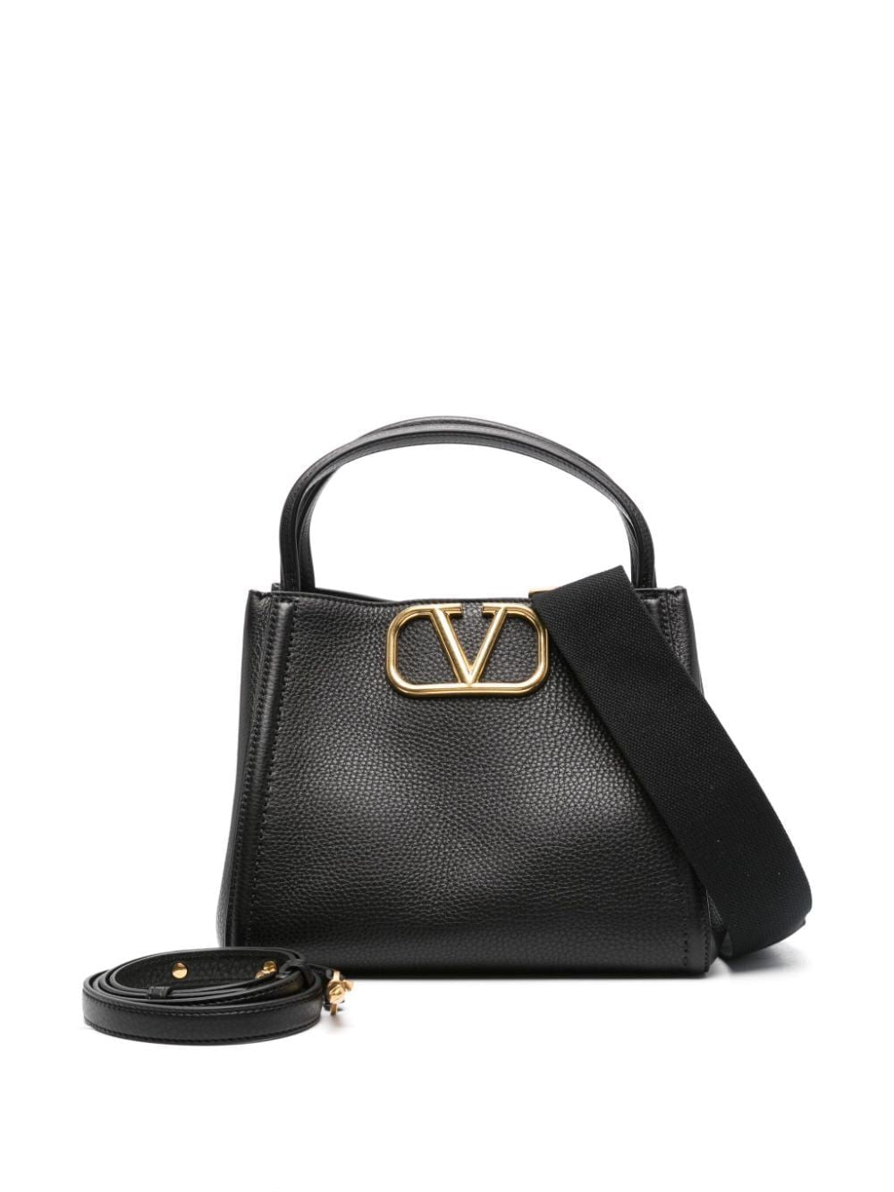 VALENTINO Mini Chic Handbag with Luxurious Gold Accents