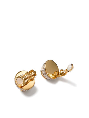 VALENTINO GARAVANI Mini Signature Strass Embellished Earrings