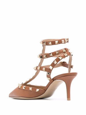 VALENTINO Rockstud Ankle Strap Pumps 65mm