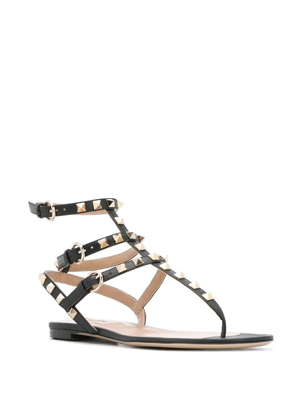 VALENTINO Rockstud Thong Sandals for Stylish Women