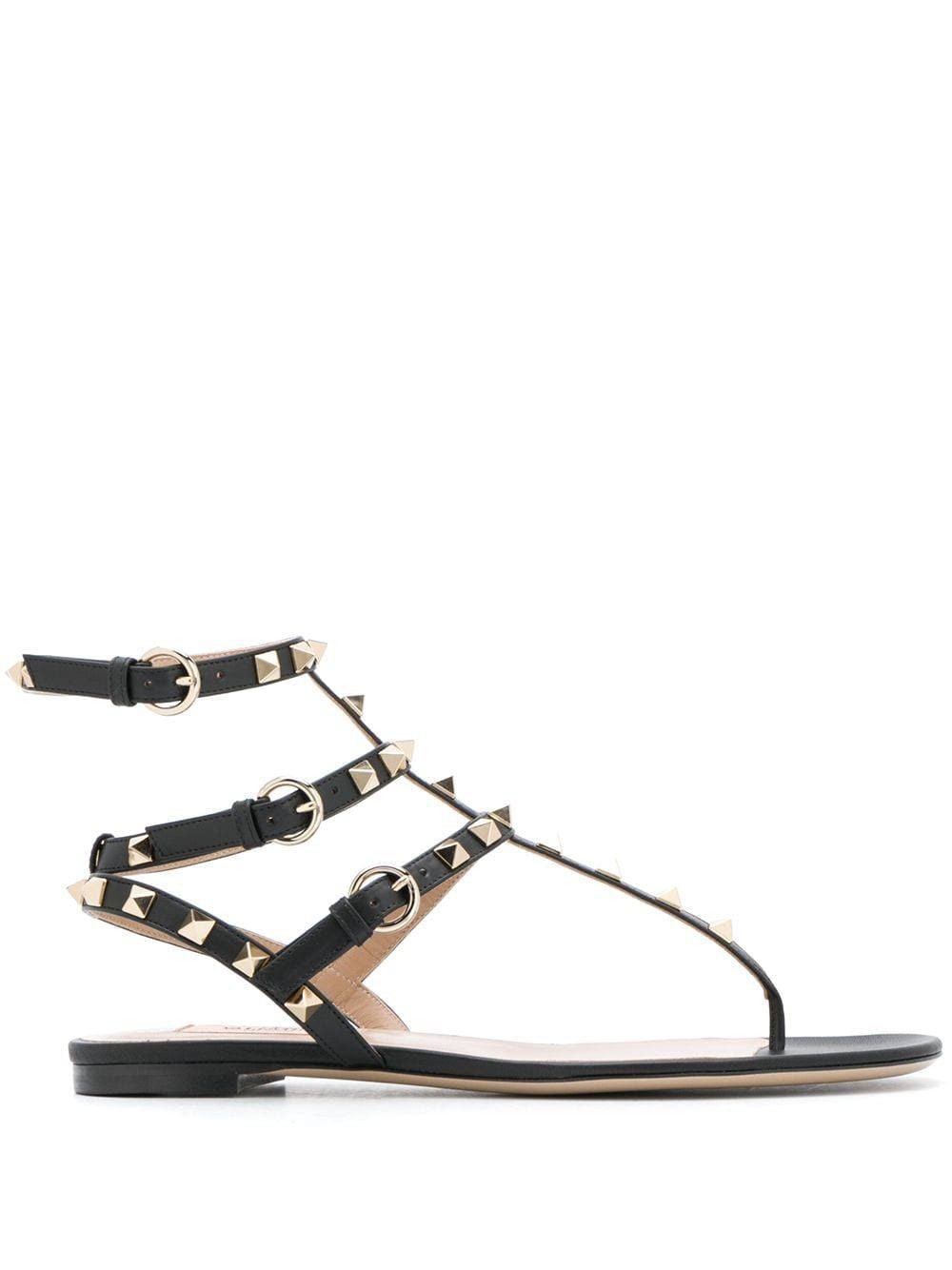 VALENTINO Rockstud Thong Sandals for Stylish Women