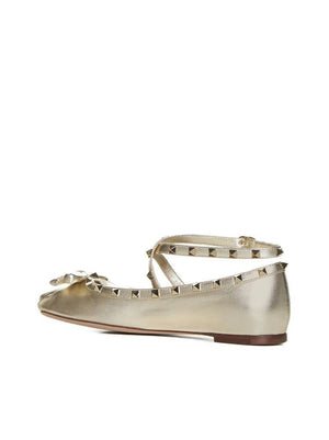 VALENTINO Rockstud Ballerina Flats for Women