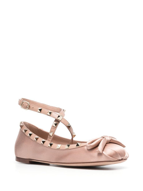 VALENTINO Rockstud Ballerina Flats for Women