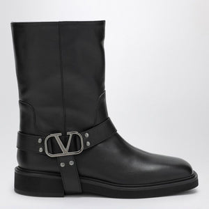 VALENTINO GARAVANI Vlogo Signature Square Toe Ankle Boot