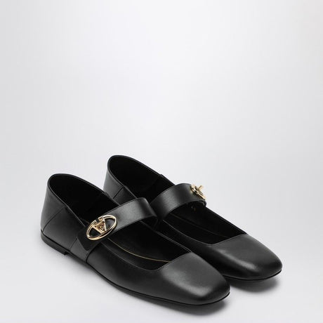 VALENTINO Ballerina Lock Detail Flat Shoes for Women