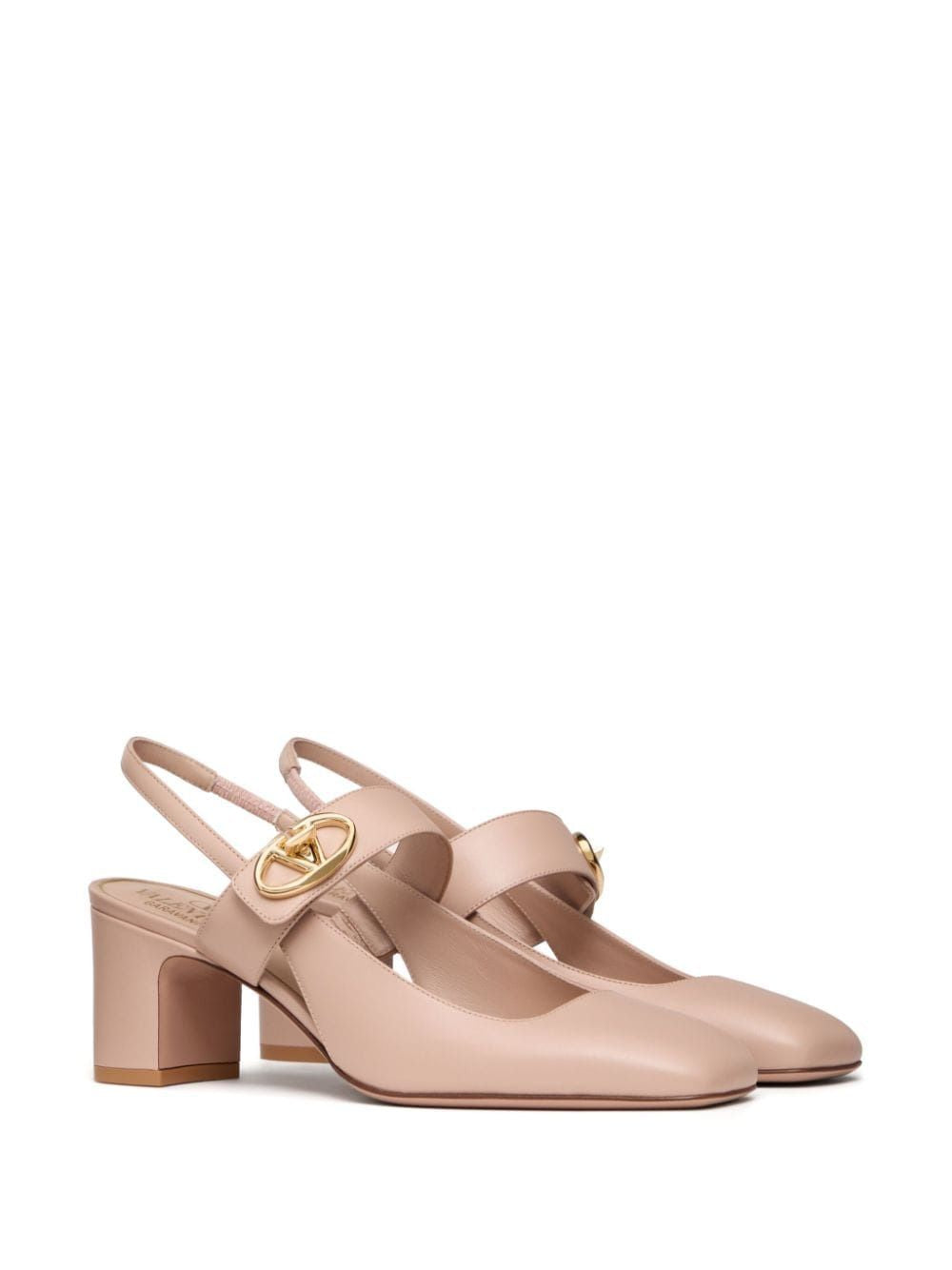 VALENTINO Sleek Mary Jane Slingback Pumps 60mm