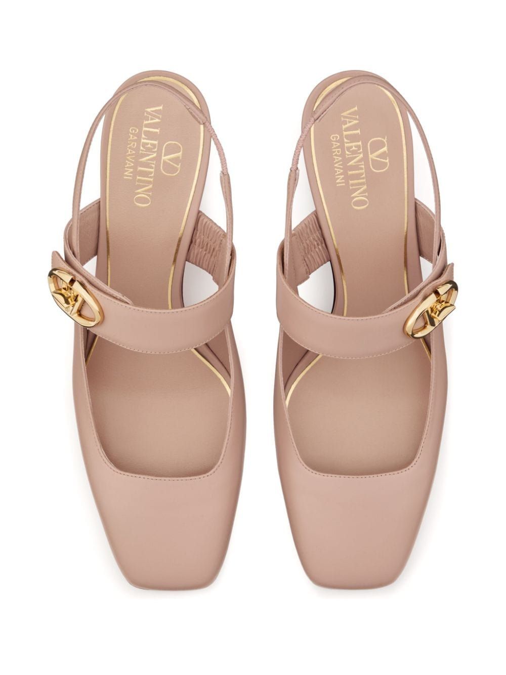 VALENTINO Sleek Mary Jane Slingback Pumps 60mm