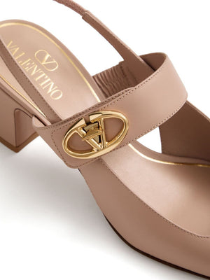 VALENTINO Sleek Mary Jane Slingback Pumps 60mm