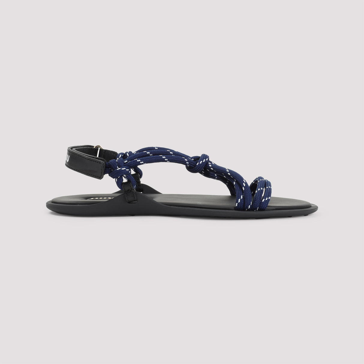 MIU MIU Leather Thong Sandals for Women