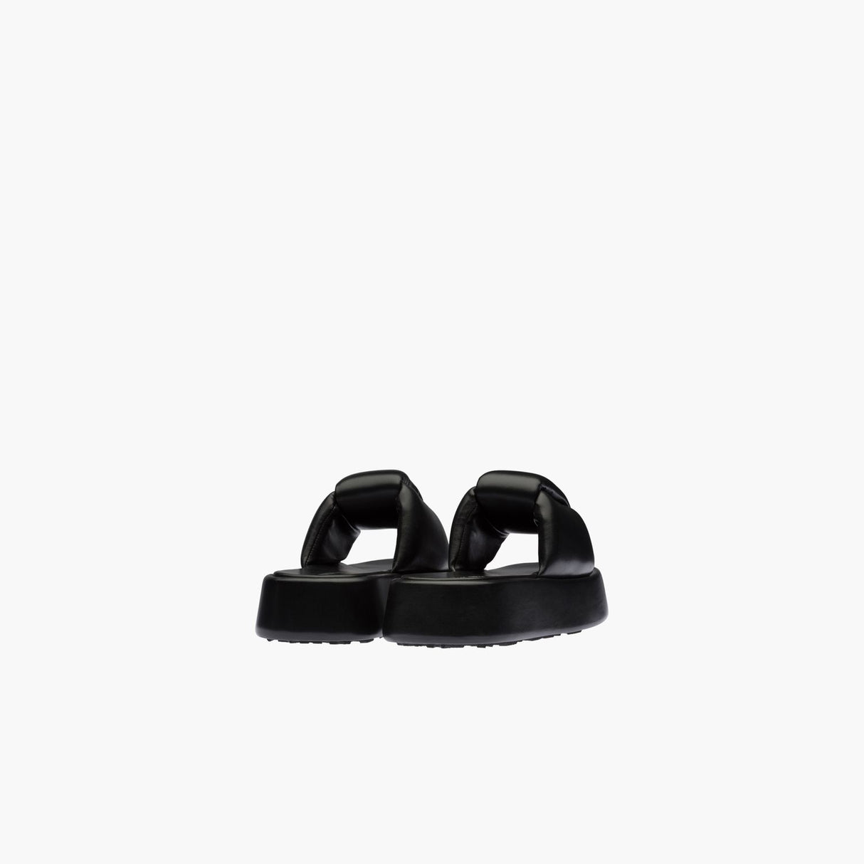 Miu Miu Nappa Sandals for Women in Nero - SS22 Collection