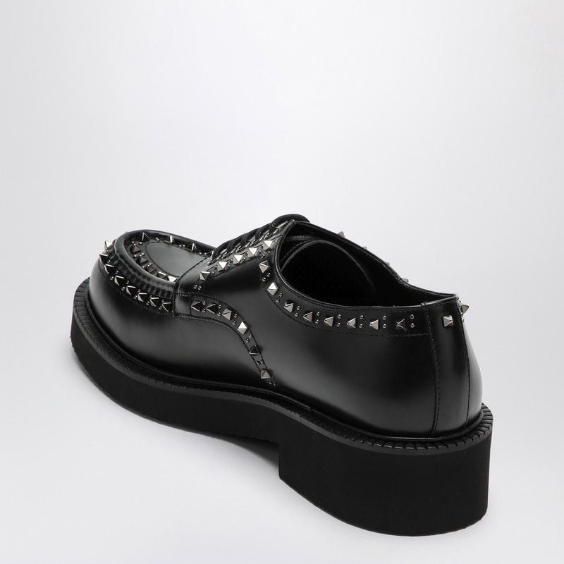 VALENTINO GARAVANI GentleGlam Derby Dress Shoes with Mini Studs