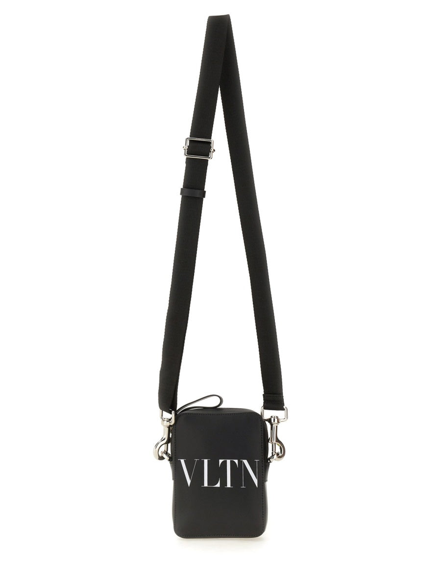 VALENTINO GARAVANI Mini Leather Crossbody Bag for Men