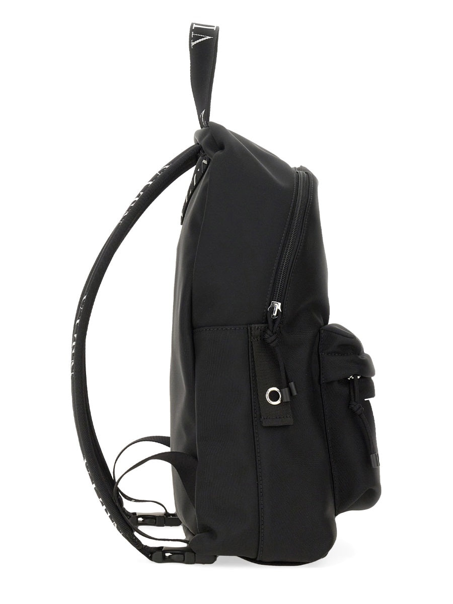 VALENTINO GARAVANI Leather VLTN Mini Backpack for Men