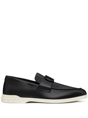 VALENTINO GARAVANI Leisure Flows Leather Slip-On Sneakers for Men