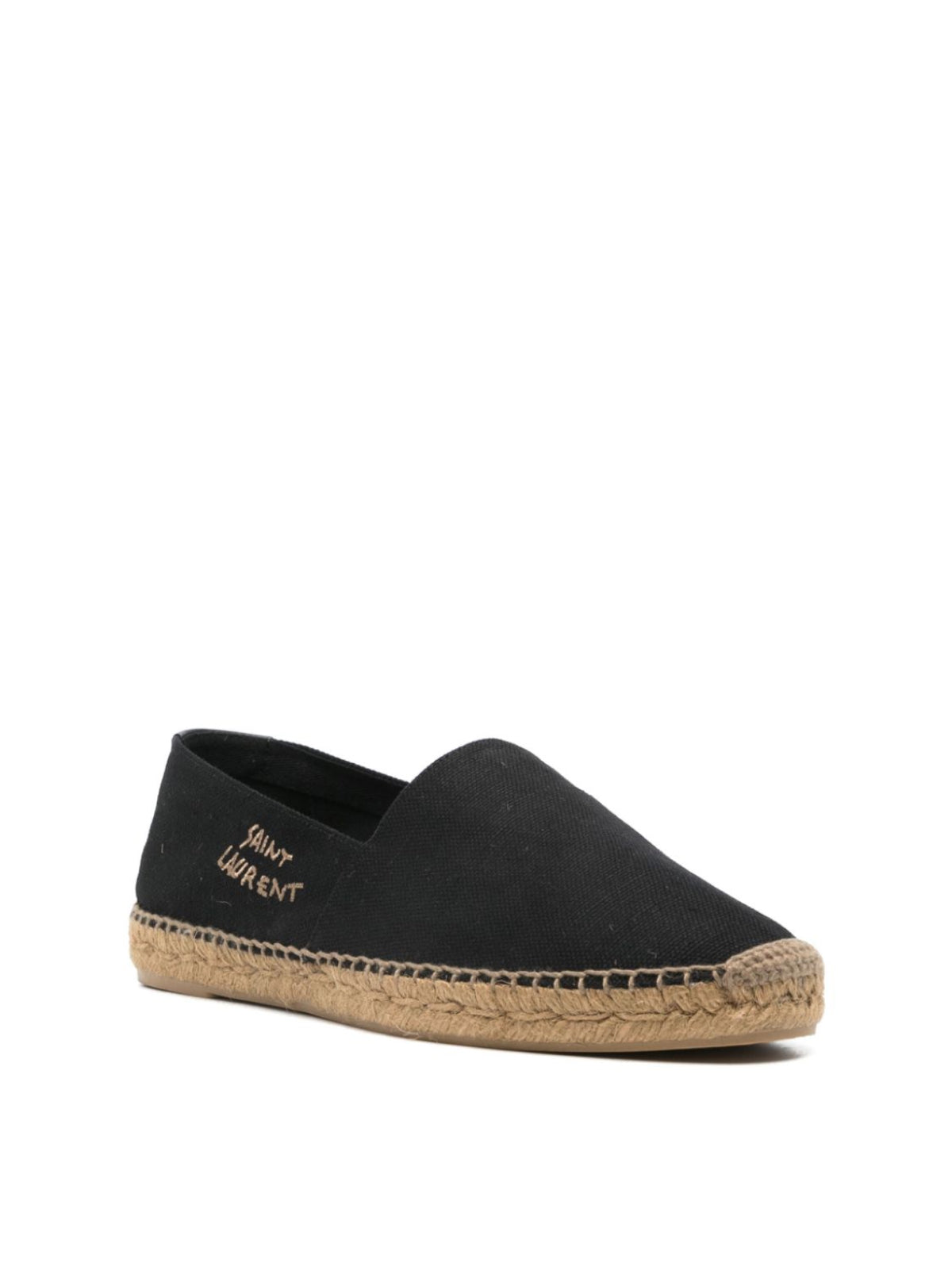 SAINT LAURENT Embroidered Logo Espadrilles for Men