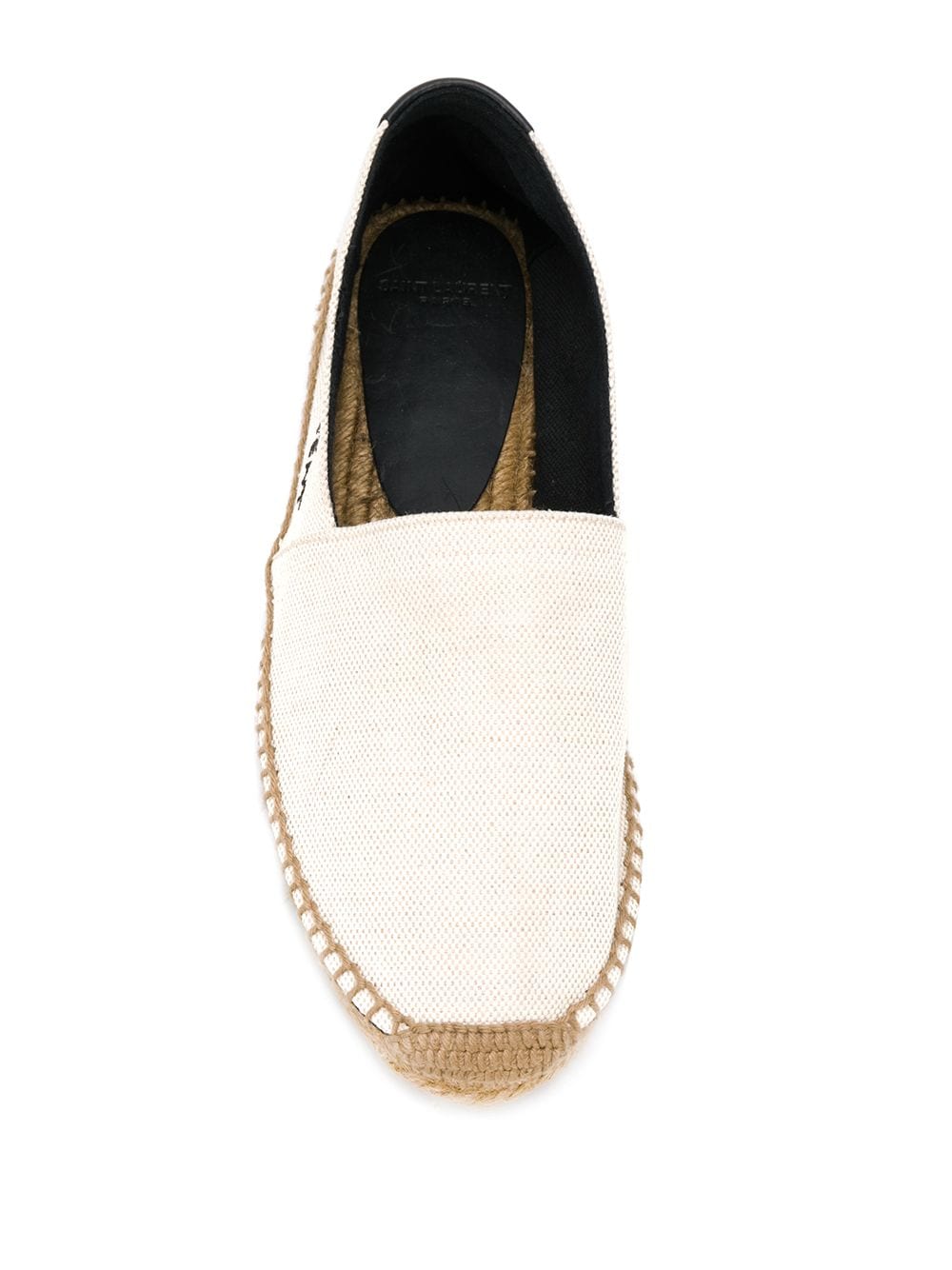 SAINT LAURENT Signature Canvas Espadrilles - Women’s Slip-On Style