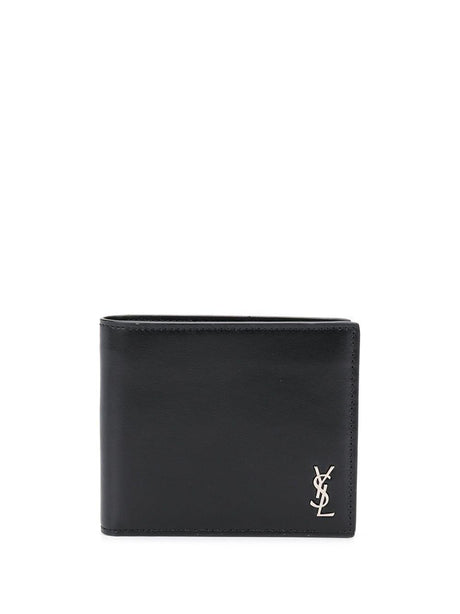 SAINT LAURENT Mini Leather Wallet