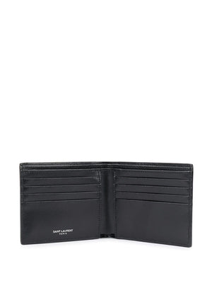 SAINT LAURENT Mini Leather Wallet