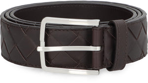 BOTTEGA VENETA Woven Leather Belt for Men - FW24 Collection