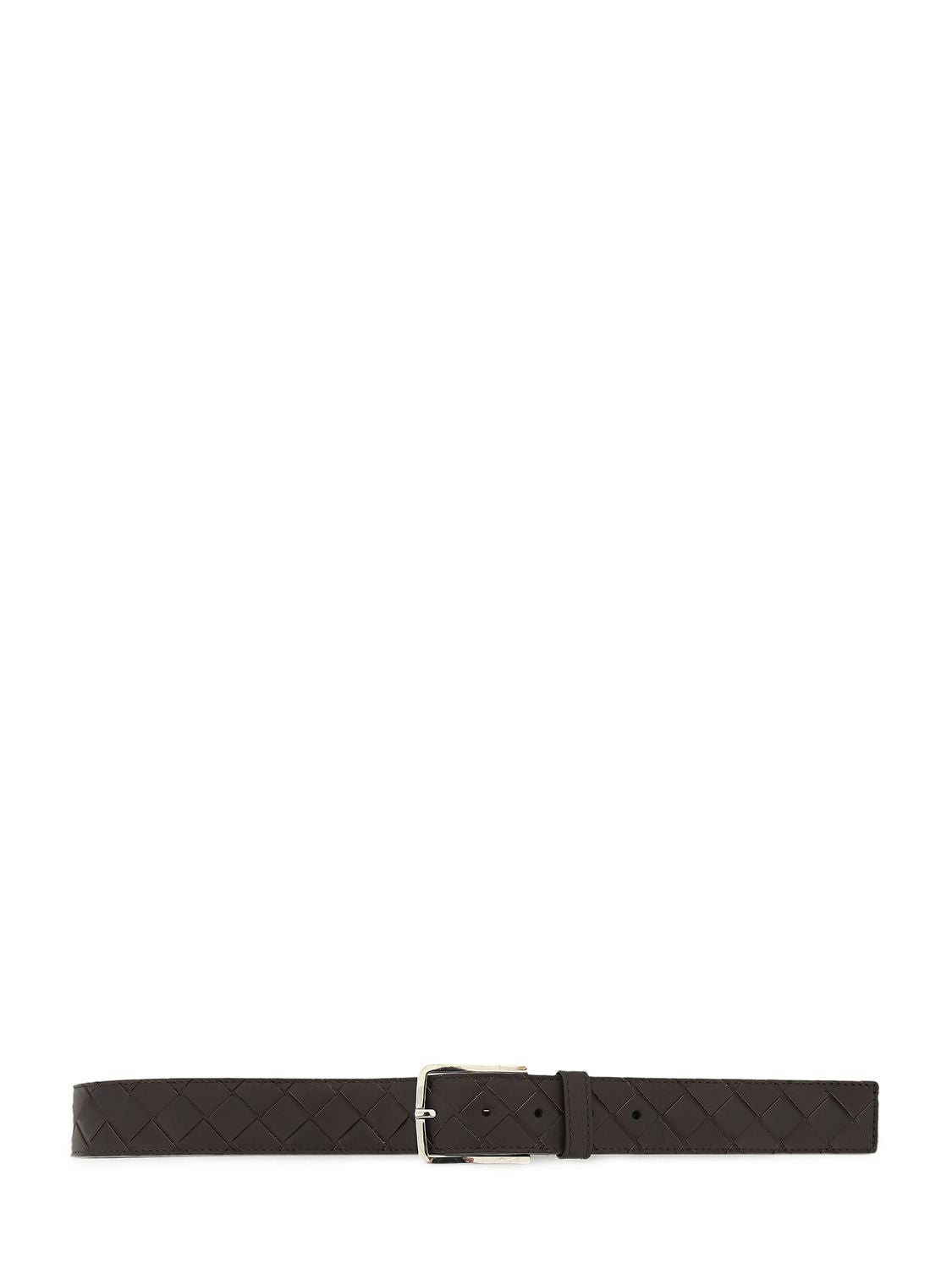 BOTTEGA VENETA Woven Leather Belt for Men - FW24 Collection