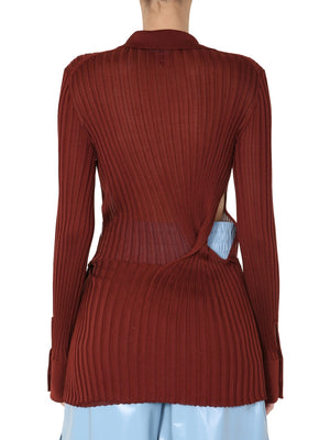 BOTTEGA VENETA Ribbed Round Neck Sweater for Women