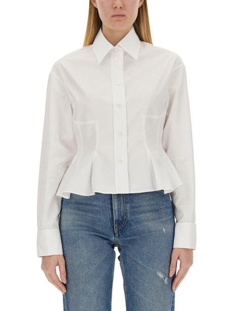 STELLA MCCARTNEY Peplum Shirt - Slim Fit Size 40