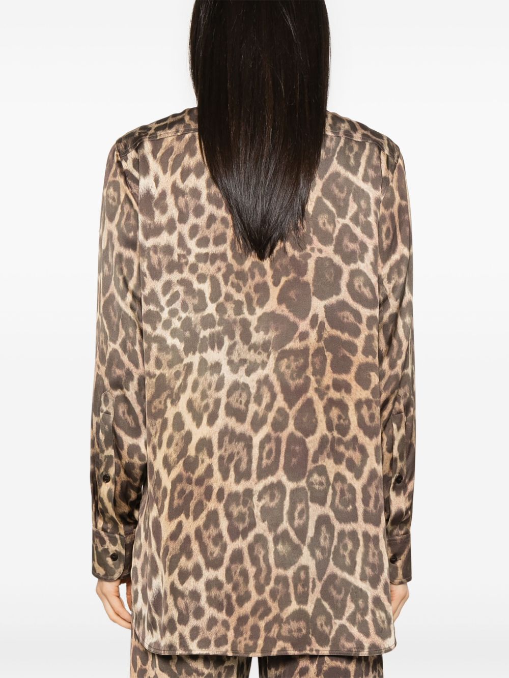 STELLA MCCARTNEY Leopard Print Button-Up Shirt for Women