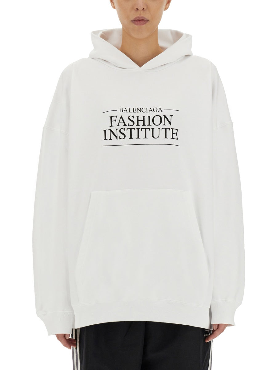 BALENCIAGA Large Fit Fashion Institute Sweatshirt