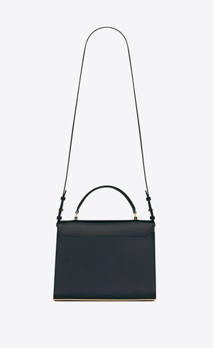 SAINT LAURENT Cassandra Logo Plaque Mini Shoulder Handbag