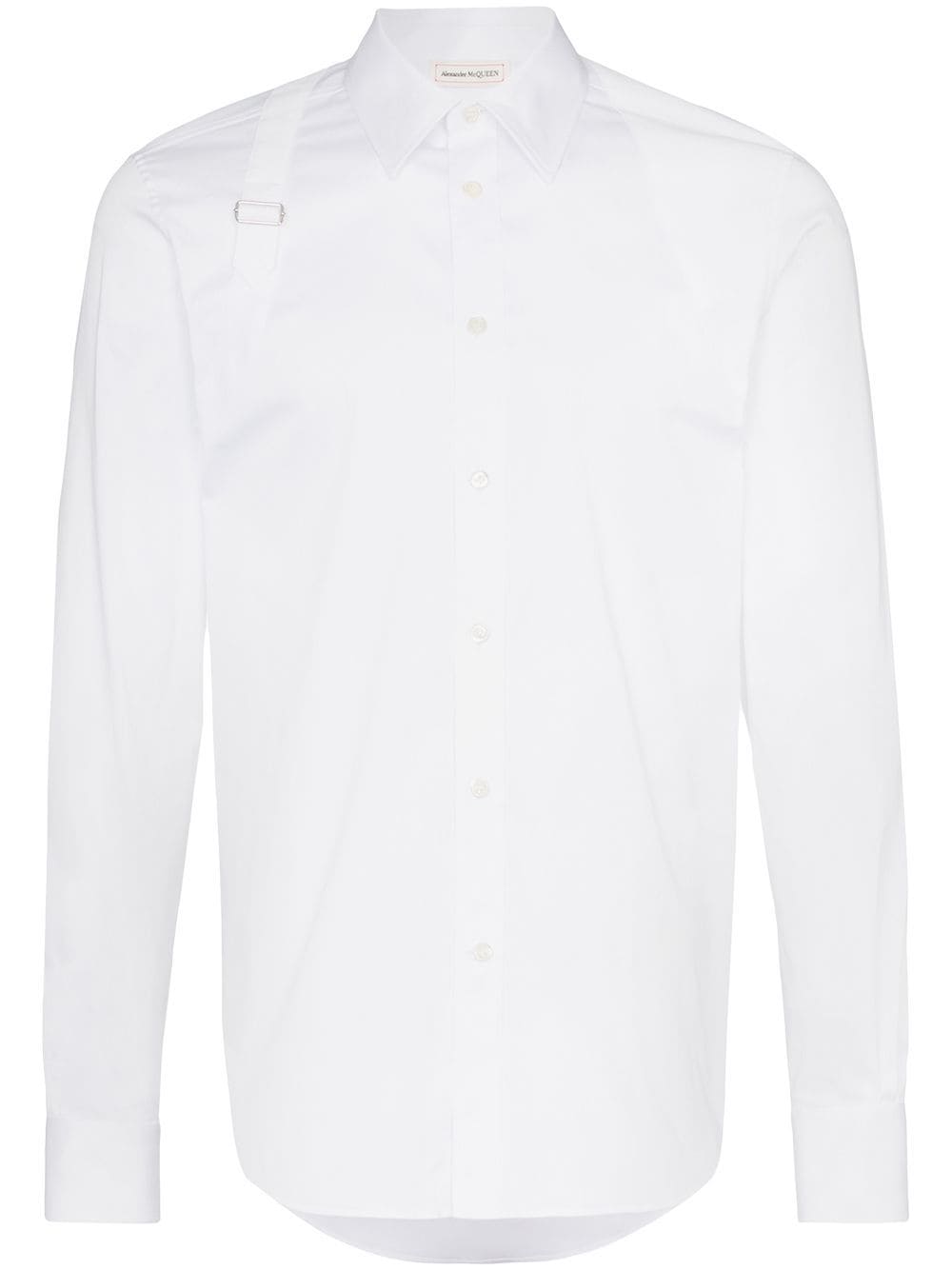 ALEXANDER MCQUEEN Embellished Belt Shirt for Men - FW24 Collection