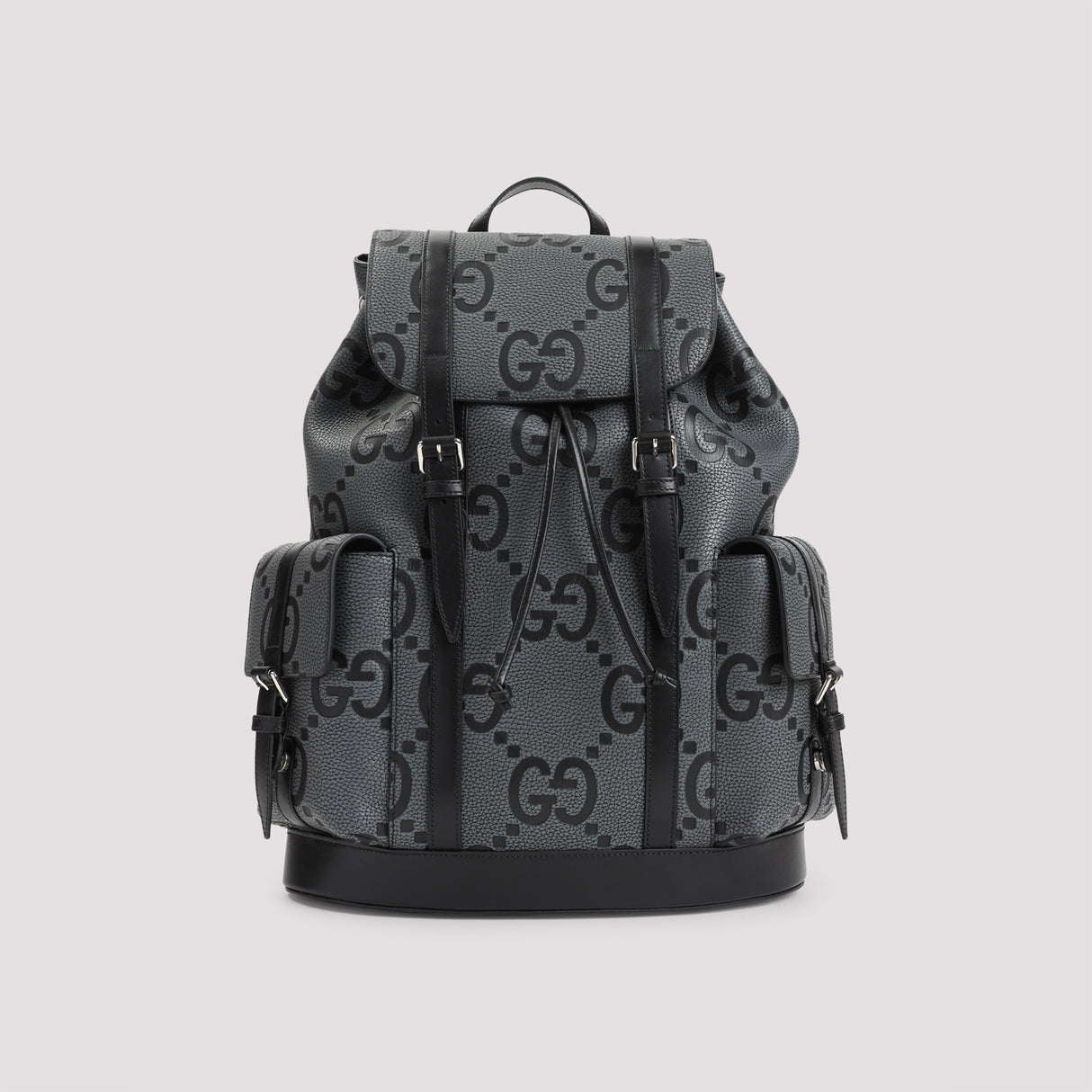 GUCCI Grained Leather Backpack - 34CM x 41CM x 12CM