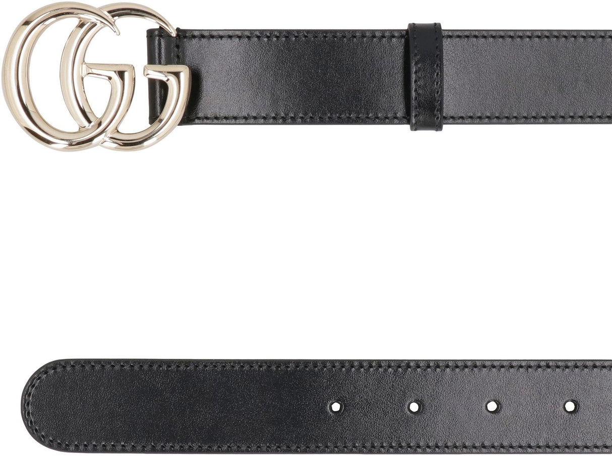 GUCCI Luxury Leather GG Marmont Belt - 6x4.7 cm Buckle Size