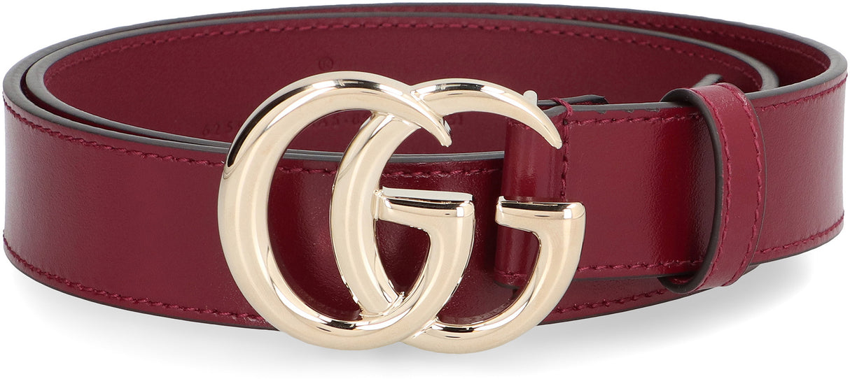 GUCCI GGマーモントレザーベルト