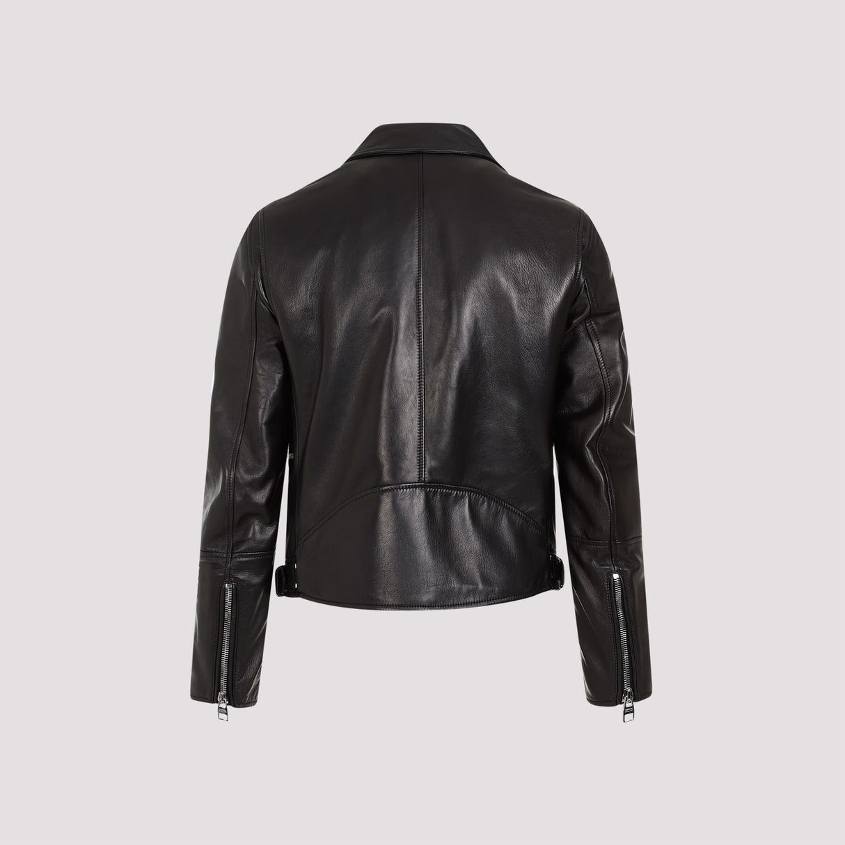 ALEXANDER MCQUEEN Men's Leather Biker Jacket - SS24