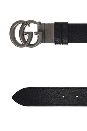 GUCCI Grained Leather Belt 3.5CM for Men