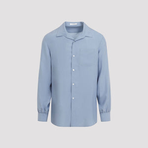 THE ROW Elegant Silk Button-Up Shirt for Men - FW24