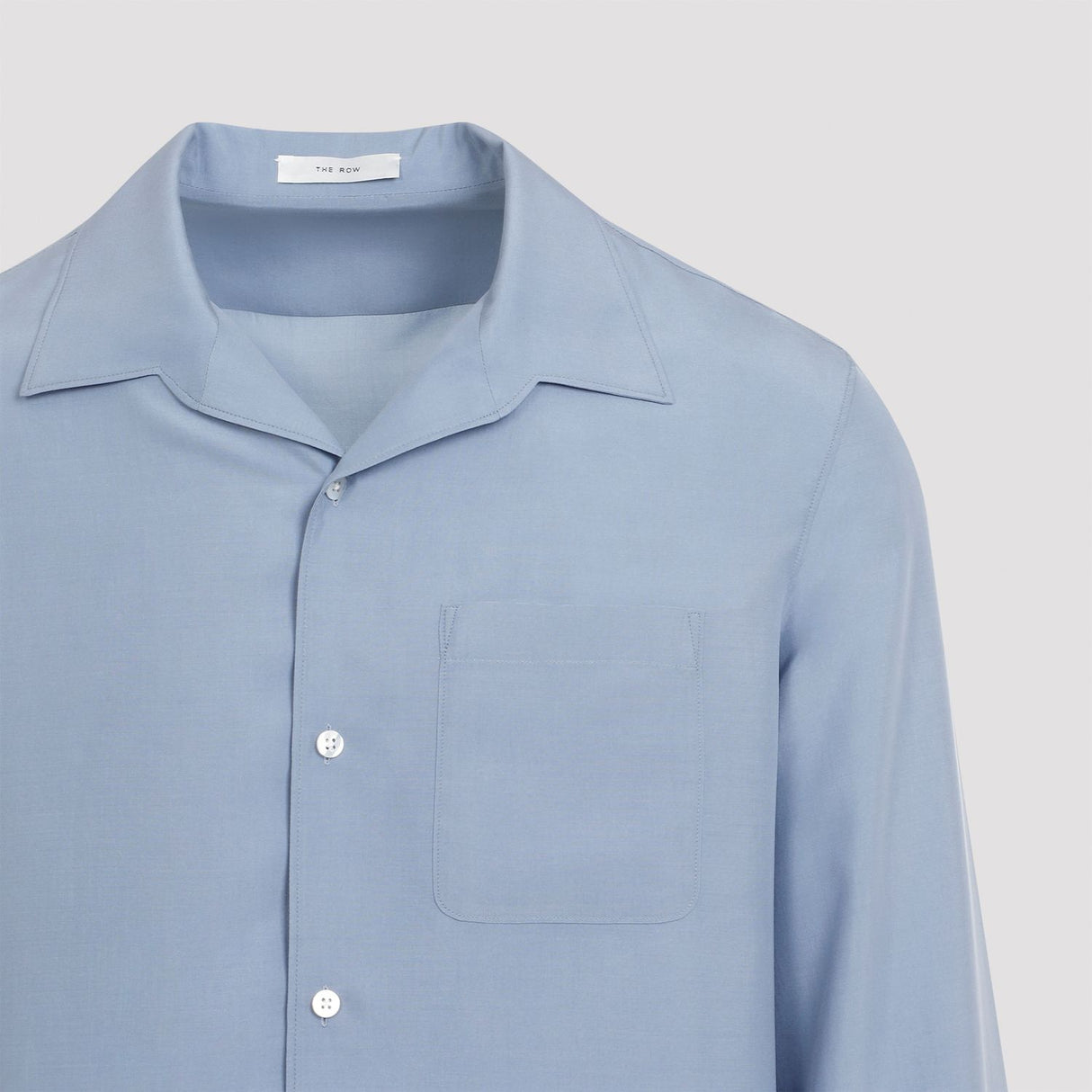 THE ROW Elegant Silk Button-Up Shirt for Men - FW24