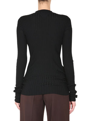 BOTTEGA VENETA Elongated Sleeve Polo Neck Sweater