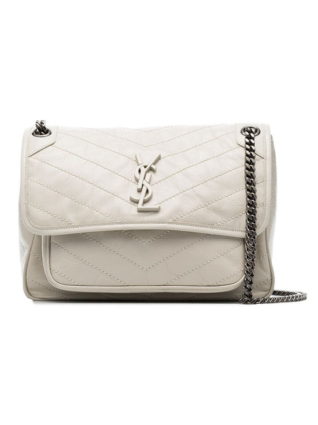 SAINT LAURENT Medium Chevron Stitch Handbag