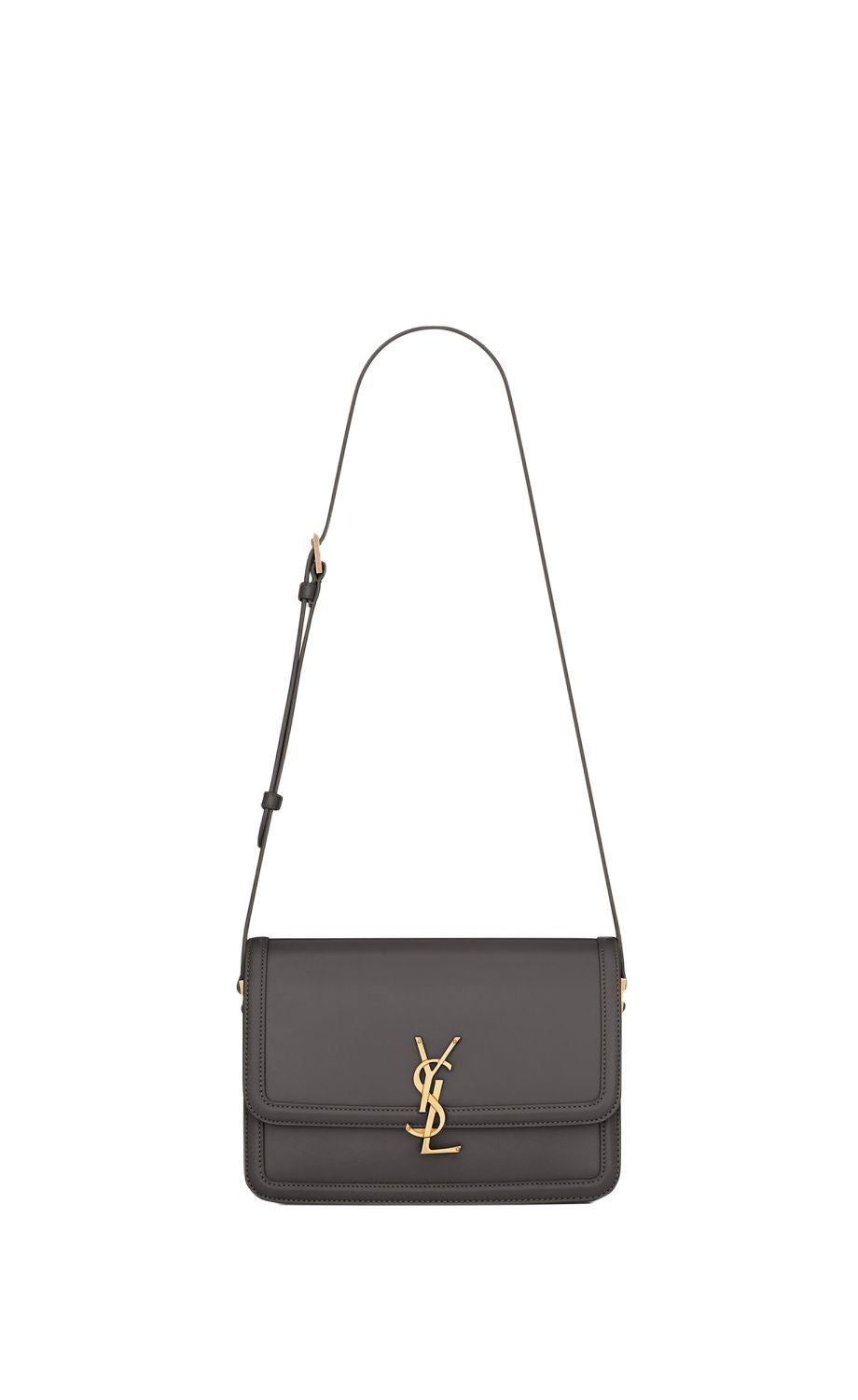 SAINT LAURENT Stylish Black Calfskin Shoulder Handbag for Women