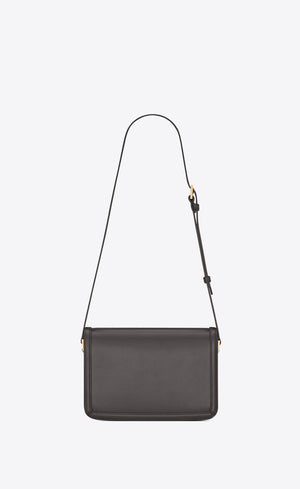 SAINT LAURENT Stylish Black Calfskin Shoulder Handbag for Women