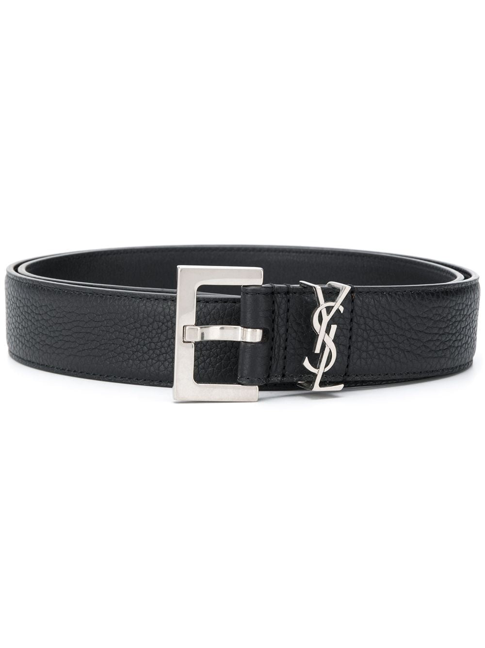 SAINT LAURENT Classic Calf Leather Belt for Men