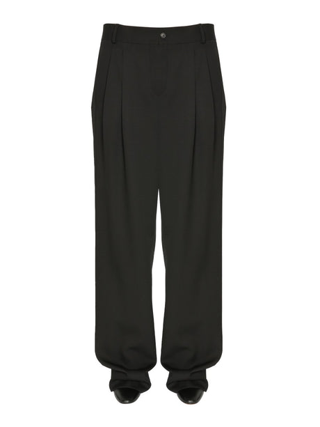 SAINT LAURENT Pleated Low Waist Pants