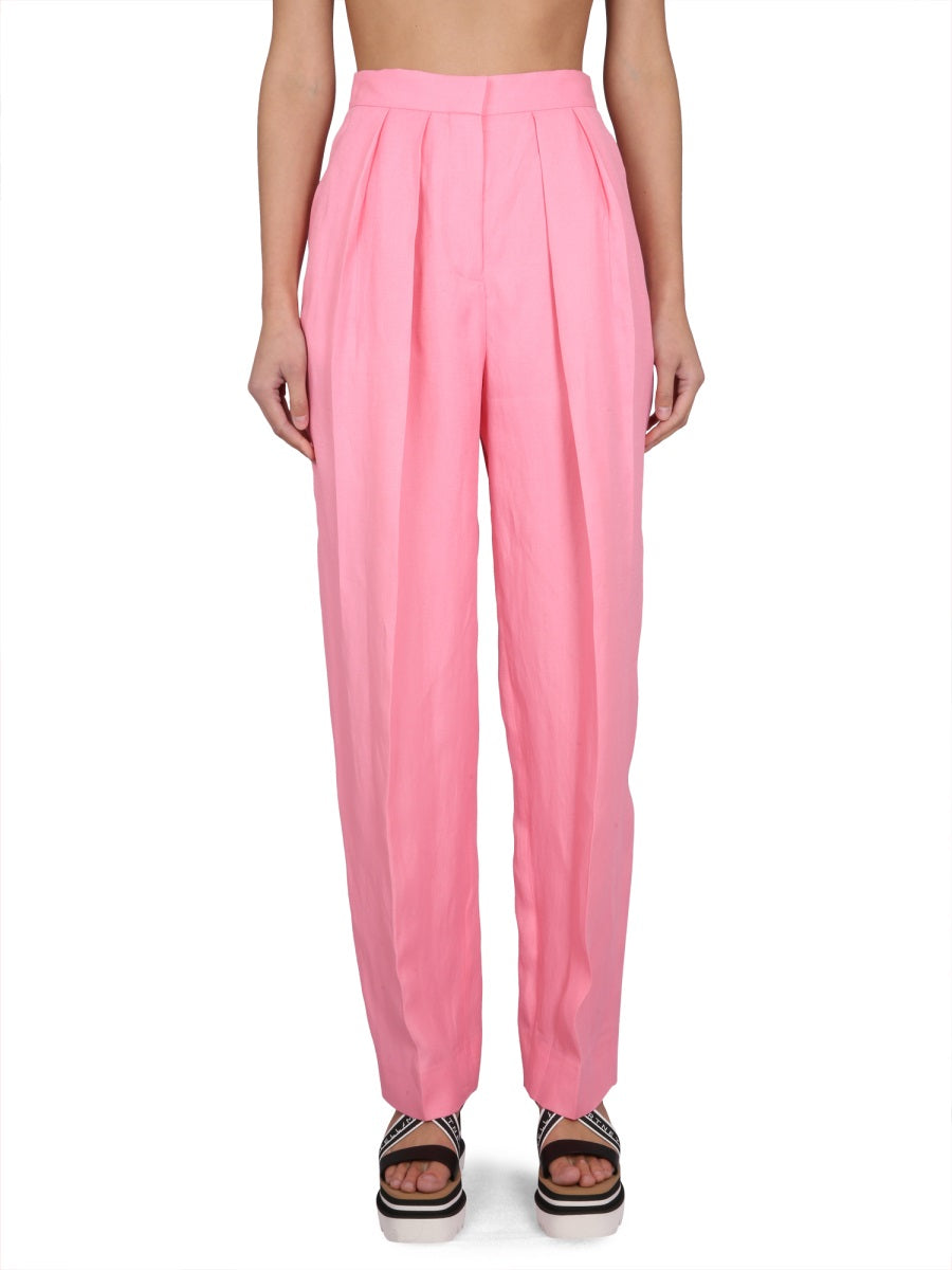 STELLA MCCARTNEY High Waist Carrot Fit Pants