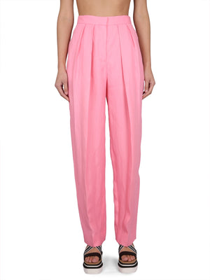 STELLA MCCARTNEY High Waist Carrot Fit Pants