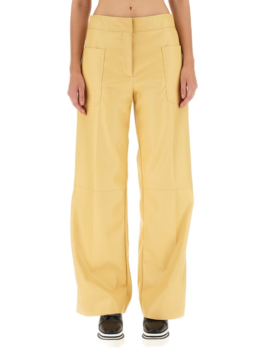 STELLA MCCARTNEY Innovative Women's Pants with Concealed Closure