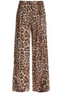 STELLA MCCARTNEY Animal Print Pajama-Style Pants - Fluid Fit