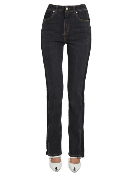 ALEXANDER McQUEEN Wide Leg Women's Jeans