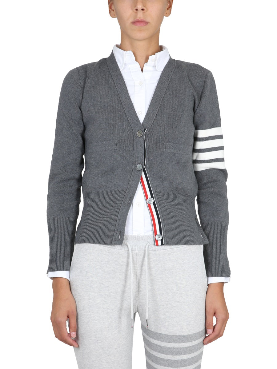 THOM BROWNE Regular Fit Cardigan Size 40